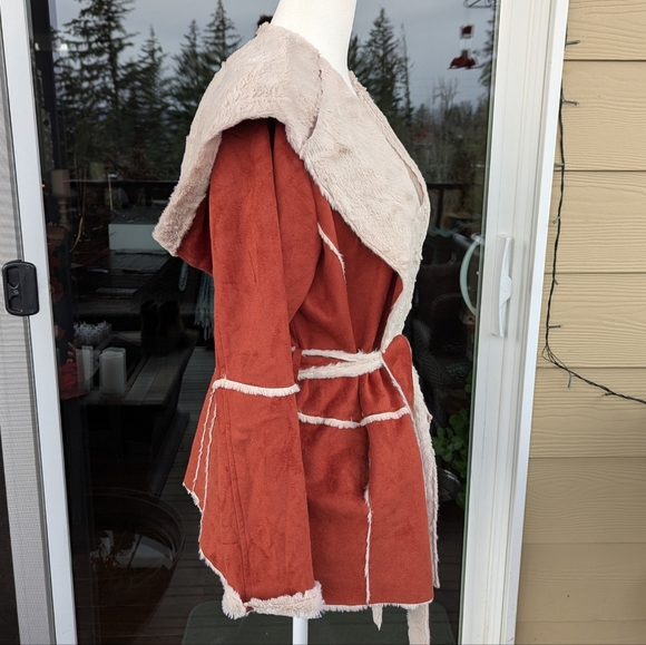 Fur wrap cardigan - Picture 2 of 12